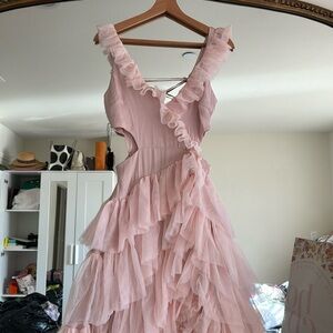 Joyfolie Adrienne Impact Dress in Blush size 4